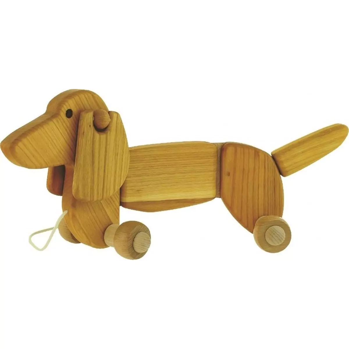 Holzspielzeug von Bajo Dackel Zum Ziehen Hund 