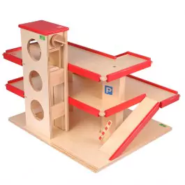 Beck Parkhaus mit Aufzug - Holzspielzeug Profi