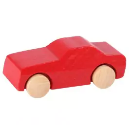 Beck Miniatur PKW Personenwagen in rot - Holzspielzeug Profi