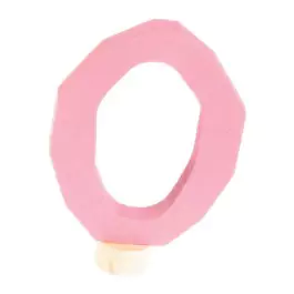 GRIMM´S Zahlenstecker 0 rosa - Holzspielzeug Profi