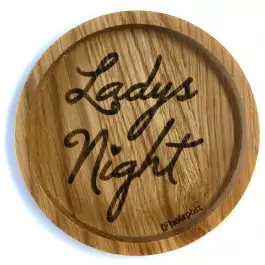 Holzpost® Untersetzer Bierdeckel "Ladys Night" - Holzspielzeug Profi