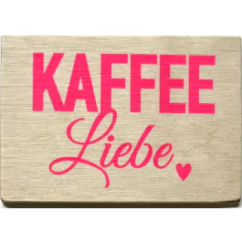 Holzpost® Magnet "KAFFEE Liebe" - Holzspielzeug Profi
