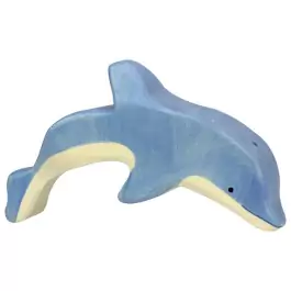 Holztiger springender Delfin - Holzspielzeug Profi
