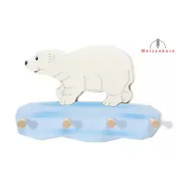 Kindergarderobe Eisbär Björn von Weizenkorn - Holzspielzeug Profi
