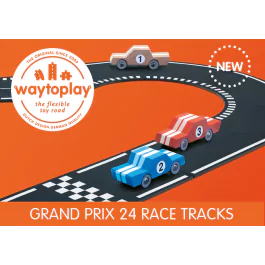 waytoplay Grand Prix: 24 Teile: Lieferung ohne Fahrzeuge - Holzspielzeug Profi