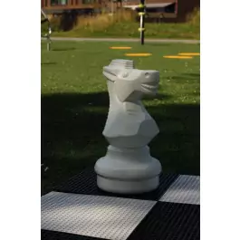 Übergames Giga Riesen Schachfigure Pferd in weiß - Holzspielzeug Profi