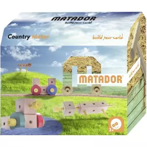 MATADOR Country Maker (37 Teile) - Holzspielzeug Profi