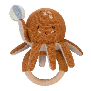 Baby Bello Rassel Ozzy the Octopus - Holzspielzeug Profi