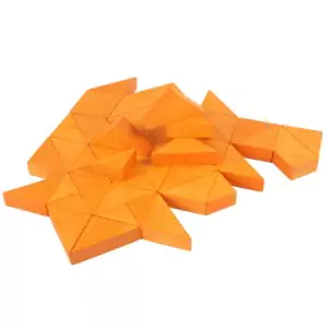 Beck Trioko Dreieck-Puzzle orange - Holzspielzeug Profi