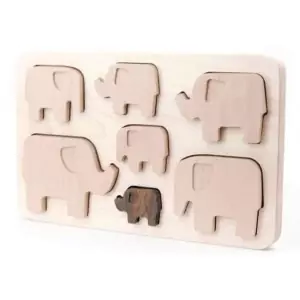 BAJO Puzzle Elefanten - Holzspielzeug Profi