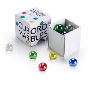 Cuboro Marbles: 15 Murmeln - Holzspielzeug Profi
