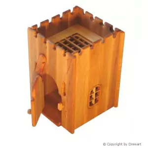 Drewart Gefängnis mit geöffnetem Tor - Holzspielzeug Profi