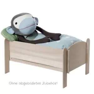 FRANCK & FISCHER Puppenbett: ohne Zubehör (Wäsche und Kuscheltier) - Holzspielzeug Profi