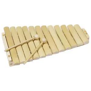 goki Xylophon 12 Noten- Holzspielzeug Profi