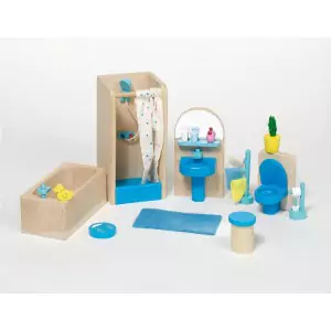 Puppenmöbel Badezimmer modern