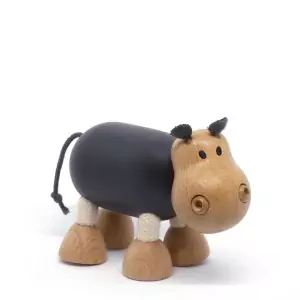 anaMalz Hippo Nilpferd - Holzspielzeug Profi