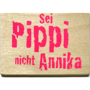 Holzpost® Magnet "Pippi" - Holzspielzeug Profi