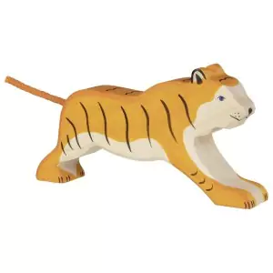 Holztiger Tiger laufend - Holzspielzeug Profi