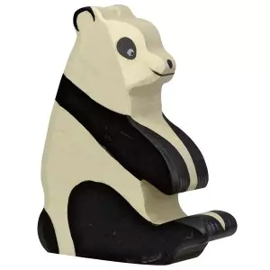HOLZTIGER Großer Panda Pandabär - Holzspielzeug Profi