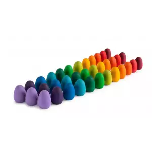 Grapat Mandala Rainbow Eggs Regenbogen Eier - Holzspielzeug Profi