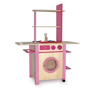 Küche - all in one rosa Waschmaschine