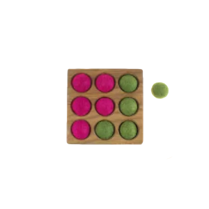 ROMANSWERK Farbenspiel 3x3 (Farbzusammenstellung kann variieren!) - Holzspielzeug Profi