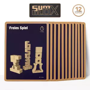 SumBlox Lernspielkarten - Holzspielzeug Profi
