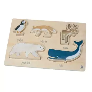 sebra Holzpuzzle Arctic Animals - Holzspielzeug Profi
