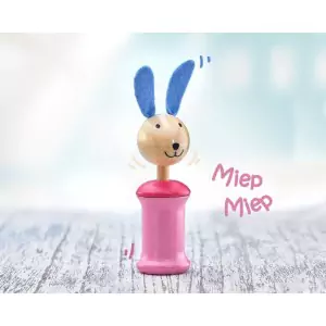 Selecta Hase Anni Quietschspielzeug: miep miep - Holzspielzeug Profi