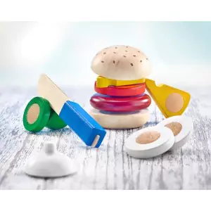 Selecta Burger: Schneidespielzeug - Holzspielzeug Profi