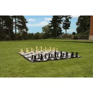 Übergames Schach Set 20 cm mit Spielfeld - Holzspielzeug Profi