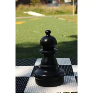 Übergames Giga Riesen Schachfigure Bauer in schwarz - Holzspielzeug Profi