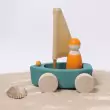 GRIMM´S Kleiner Strandsegler im 4er Set- Holzspielzeug Profi