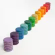Grapat 72 Scheiben bunt in 12 Farben - Holzspielzeug Profi