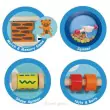 I´m Toy Wandspiel Hippo: Detail der vier Spielmöglickeiten - Holzspielzeug Profi