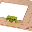 Beck Straßenelemnte Grundpackung mit 13 Teilen (ohne Fahrzeuge) - Holzspielzeug Profi