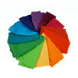 BAUSPIEL Farbkreistücher in 12 Farben: kombiniert - Holzspielzeug Profi
