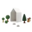 CLICQUES Garden & House Set: seitlich 2 - Holzspielzeug Profi
