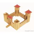 Drewart Kleines Schloss mit rotem Dach: von oben - Holzspielzeug Profi