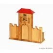 Drewart Kleines Schloss, Detail kleines Tor mit rotem Dach - Holzspielzeug Profi