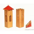 Drewart Großes Schloss: großeTurm mit rotem Dach - Holzspielzeug Profi