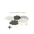 Baby Bello Filz-Mobile Fantasy Clouds Wolken Mobile in Forest - Holzspielzeug Profi