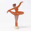 GRIMM´S Stecker Ballerina Orangenblüte dunkel - Holzspielzeug Profi