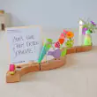 GRIMM´S Stecker Schultüte Neongrün: Dekobeispiel - Holzspielzeug Profi