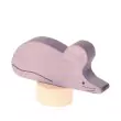 GRIMM´S Stecker grau-rosa Maus - Holzspielzeug Profi