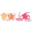 GRIMM´S Zahlenstecker 1-5, rosa - dekoriert