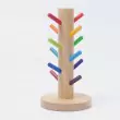 GRIMM´S Sortierhilfe Bauringe Regenbogen - Holzspielzeug Profi