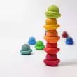 GRIMM´S Bauringe Regenbogen: Spielidee 3 - Holzspielzeug Profi