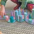 GRIMM´S Große Bauwalzen pastell: kombiniert Pastellwelt - Holzspielzeug Profi