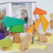 Grimm´s Bauspiel Regenbogenlöwe: Giraffen - Holzspielzeug Profi